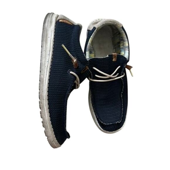 Hey Dude Men's Wally Sox Charcoal Men's slip on loafers lightweight size 11 - Picture 2 of 10